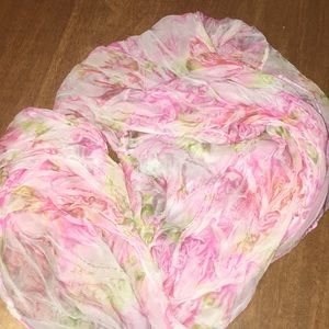 floral infinity scarf